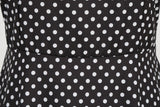 Women's 1950s Retro Rockabilly Polka Dot Casual Dress Vintage Style Prom Dress