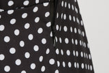 Women's 1950s Retro Rockabilly Polka Dot Casual Dress Vintage Style Prom Dress