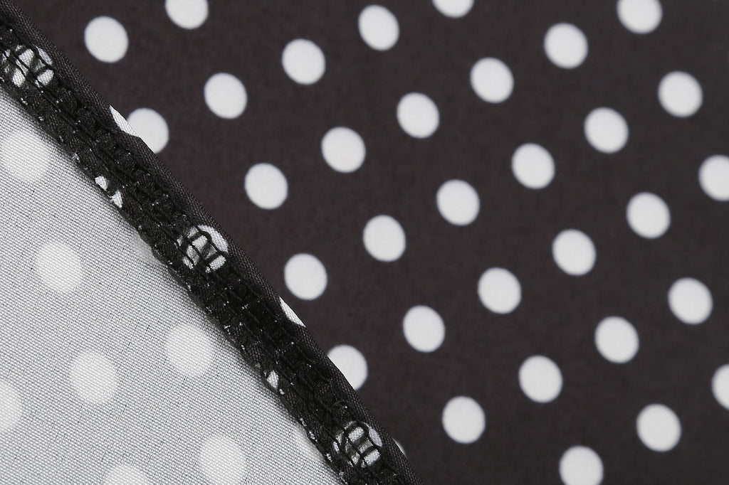 Women's 1950s Retro Rockabilly Polka Dot Casual Dress Vintage Style Prom Dress