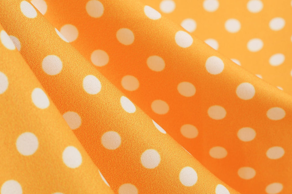 Women's 1950s Retro Rockabilly Polka Dot Casual Dress Vintage Style Prom Dress