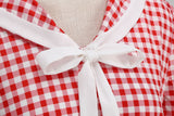 Women's 1950s Vintage Audrey Hepburn Style Peter Pan Collar Cocktail Swing Dresses