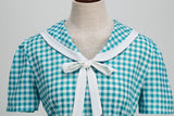 Women's 1950s Vintage Audrey Hepburn Style Peter Pan Collar Cocktail Swing Dresses