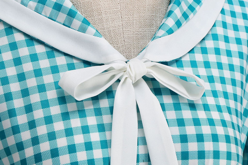 Women's 1950s Vintage Audrey Hepburn Style Peter Pan Collar Cocktail Swing Dresses