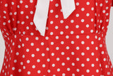 Women's 1950s Vintage Audrey Hepburn Style Peter Pan Collar Cocktail Swing Dresses