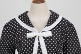 Women's 1950s Vintage Audrey Hepburn Style Peter Pan Collar Cocktail Swing Dresses