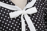 Women's 1950s Vintage Audrey Hepburn Style Peter Pan Collar Cocktail Swing Dresses