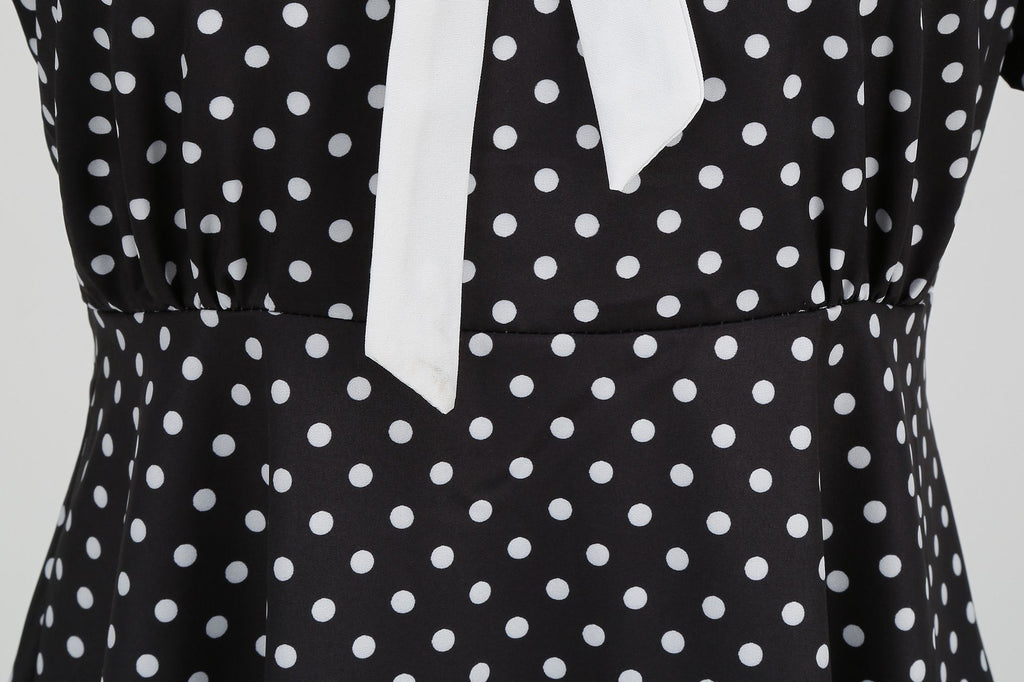 Women's 1950s Vintage Audrey Hepburn Style Peter Pan Collar Cocktail Swing Dresses