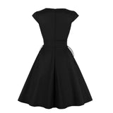 Women's 50s Vintage Halloween Retro Rockabilly Swing Dress