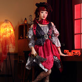 Women's Adult Pirate Costume Female Pirate Halloween Outfit Costume