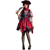 Women's Adult Pirate Costume Female Pirate Halloween Outfit Costume