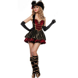 Women's Adult Pirate Outfit for Halloween Costume Cosplay