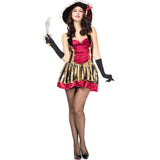 Women's Adult Pirate Outfit for Halloween Costume Cosplay
