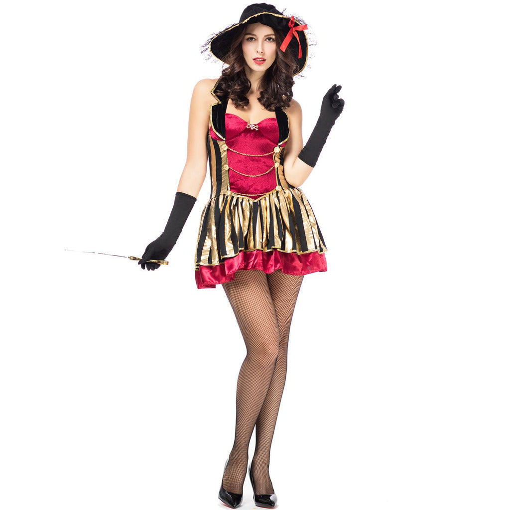Women's Adult Pirate Outfit for Halloween Costume Cosplay