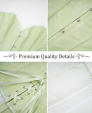 Women's Beautiful Classic Corset Top Satin Overbust Lace Up Waist Trainer