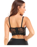 Women's Bras Women's Lace See Through Unlined Underwire Plus Size Bralette Bra