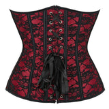 Women's Bustier Corset Vintage Overbust Bustier Plus Size Corsets Tops