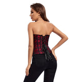 Women's Bustier Corset Vintage Overbust Bustier Plus Size Corsets Tops