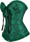 Women's Corset Bustier Top Sexy Lingerie Sets Black Red Overbust