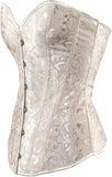 Women's Corset Top Bustier Waist Cincher Jacquard Costume Tops