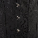 Women's Corset Top Bustier Waist Cincher Jacquard Costume Tops