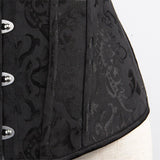 Women's Corset Top Bustier Waist Cincher Jacquard Costume Tops