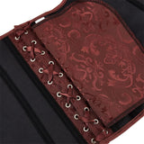 Women's Corset Top Bustier Waist Cincher Jacquard Costume Tops