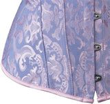 Women's Corset Top Bustier Waist Cincher Jacquard Costume Tops
