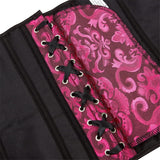 Women's Corset Top Bustier Waist Cincher Jacquard Costume Tops
