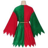 Women's Elf Costume Christmas Workshop Elf Suit Women Green Dress Outfit