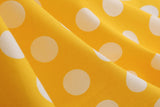 Women's Embroidery Collar Polka Dots 1950s Tea Party Vintage Cocktail Dress