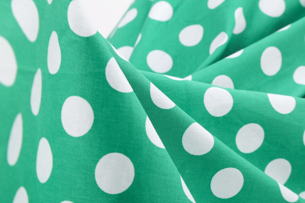 Women's Embroidery Collar Polka Dots 1950s Tea Party Vintage Cocktail Dress