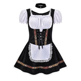 Women's German Dirndl Dress Off Shoulder Oktoberfest Beer Girl Costume