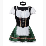 Women's German Dirndl Dress Off Shoulder Oktoberfest Beer Girl Costume