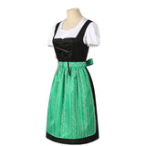 Women's German Oktoberfest Costumes 3 Pcs Bavarian Dirndl Dresses