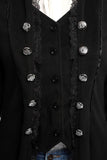 Women's Gothic Steampunk Corset Halloween Costume Coat Victorian Tailcoat Jacket