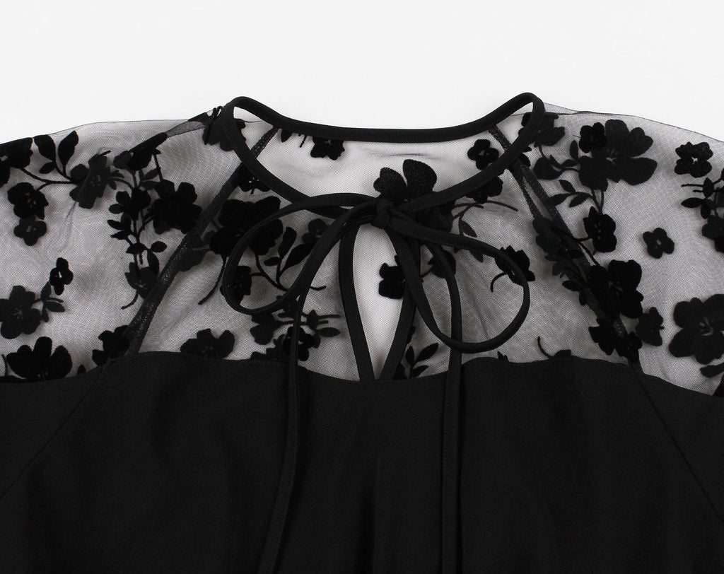 Women's Lace Goth Retro Vintage Style Cocktail Party Swing Dress