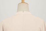 Women's Prom Vintage Cocktail Dresses Party Dress 1950s 1980s Midi Short Sleeve Dress
