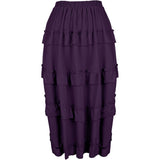 Women's Steampunk Skirt Ruffle High Low Outfits Gothic Plus Size Pirate Dressing
