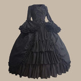 Women's Victorian Gown French Lolita Dress Princess Costume Renaissance Dress Flare Sleeve Court Cosplay