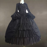 Women's Victorian Gown French Lolita Dress Princess Costume Renaissance Dress Flare Sleeve Court Cosplay