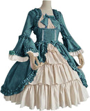 Women's Victorian Gown French Lolita Dress Princess Costume Renaissance Dress Flare Sleeve Court Cosplay