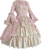 Women's Victorian Gown French Lolita Dress Princess Costume Renaissance Dress Flare Sleeve Court Cosplay