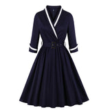 Women's Vintage Polka Dot 1950s Retro Rockabilly Swing Dresses