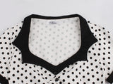 Women's Vintage Polka Dot 1950s Retro Rockabilly Swing Tea Dresses