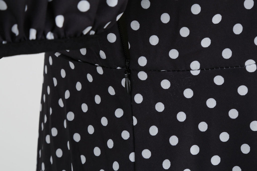 Women's Vintage Retro Polka Audrey Dress 1950s Cocktail Dress