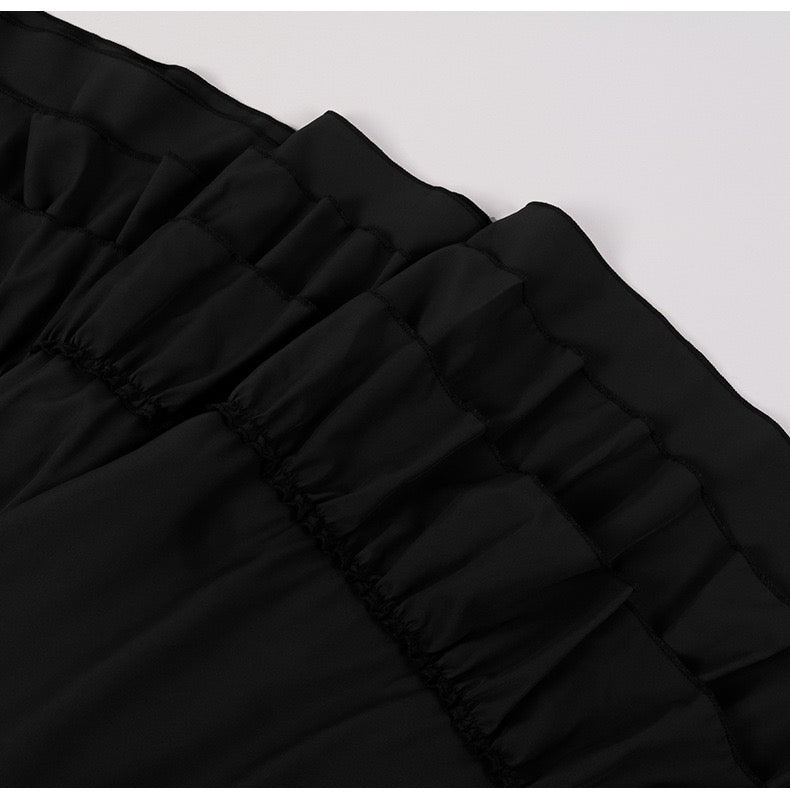 Women's Vintage Stripes Gothic Victorian Skirt Renaissance Style Falda