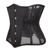 Women's Waist Training Corsets Underbust 14 Steel Boned Hourglass Silhouette Body Shaper