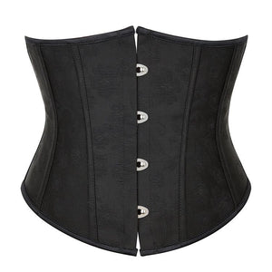 Women's Waist Training Corsets Underbust Hourglass Silhouette Body Shaper