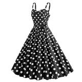 Womens Retro Rockabilly Dress Floral Halter Audrey Hepburn 50's 60's Party Costume Gown