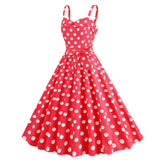 Womens Retro Rockabilly Dress Floral Halter Audrey Hepburn 50's 60's Party Costume Gown